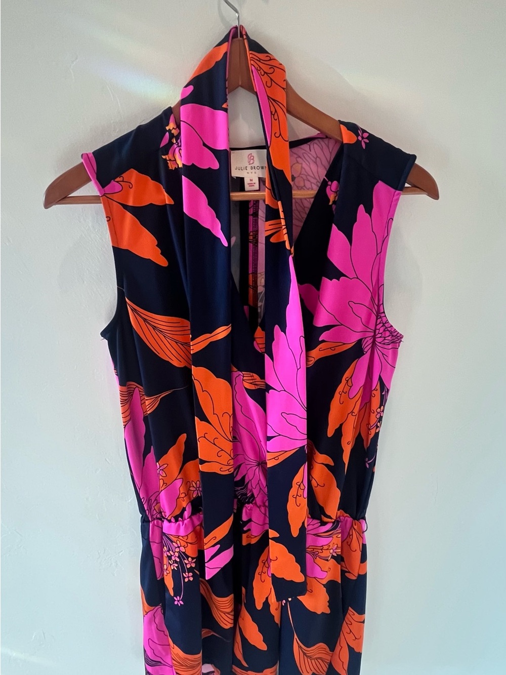 Julie Brown NYC Floral Wide-Leg Jumpsuit - Size M